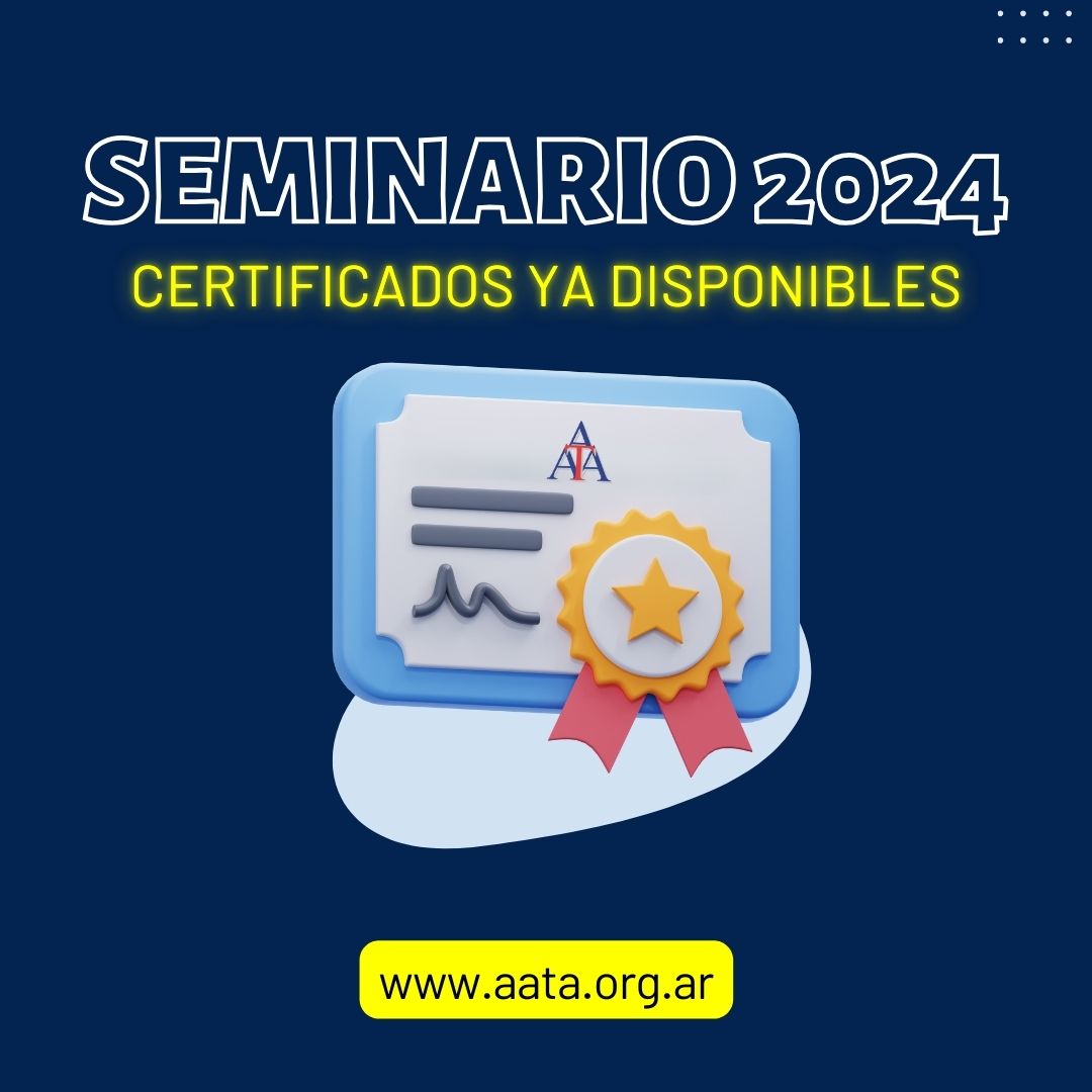 Certificados Seminario AATA 2024